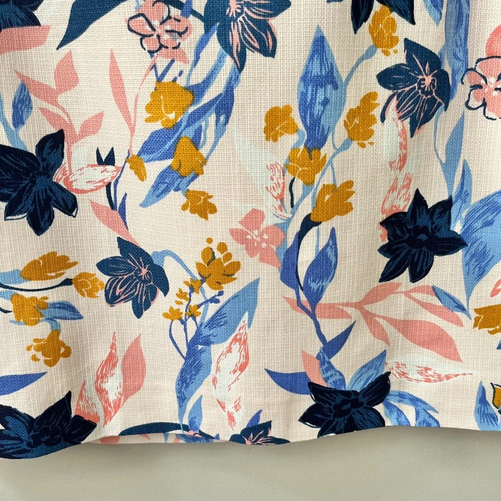 J. Crew Factory Skirt Women's 14 New NWT Pink Floral Office Feminine Preppy